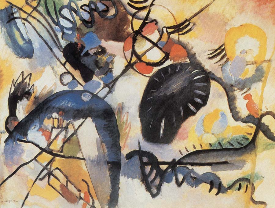 Wassily Kandinsky Fekete Folt